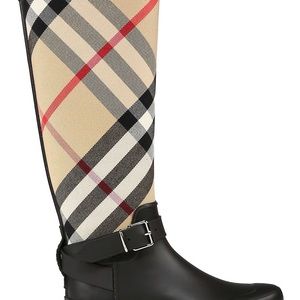 Burberry rain boots